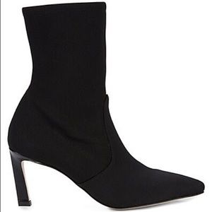 Stuart Weitzman point-toe sock booties